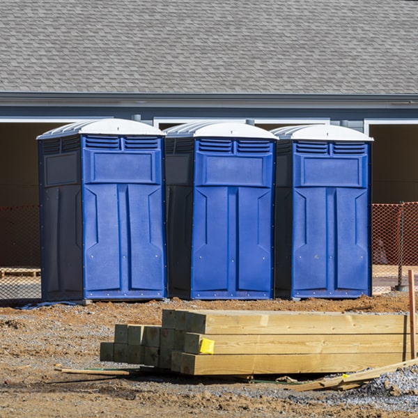 what is the expected delivery and pickup timeframe for the portable toilets in Millersville Tennessee